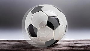 New soccer ball on white background