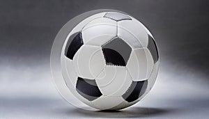 New soccer ball on white background