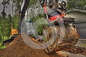 New soil for home garden in HDR