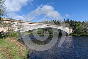 New Spey Bridge Spey river Scotland