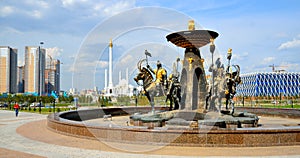New Square Kazakh Eli in Astana