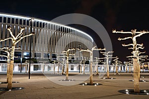 New stadium of the fckrasnodar at night