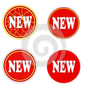 New stickers with crack.
