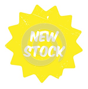 New stock rubber stamp