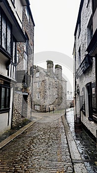 New Street on the Barbican Plymouth Devon uk photo