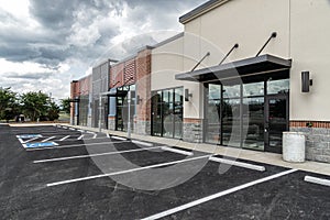 New Strip Shopping Center Nearing Completion