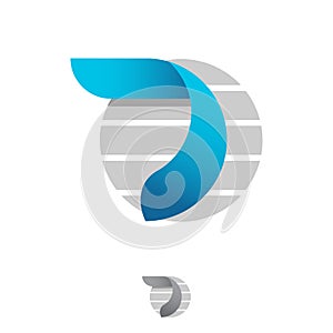 new style letter D logo vector modern concept element icon and template