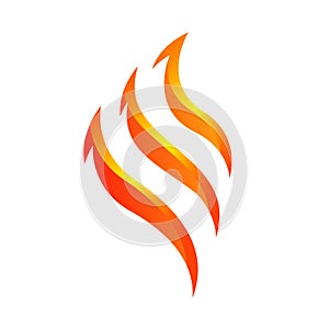 new stylish Fire flames vector logo design symbol