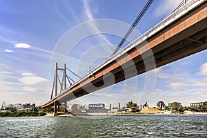 New Suspension Railway Bridge Over Sava River - Belgrade - Serbia