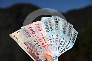 New Taiwan dollars photo