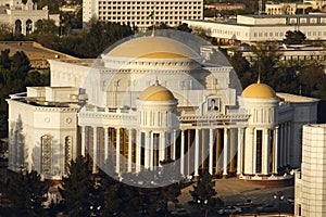 New theatre in Ashkhabad. Turkmenistan