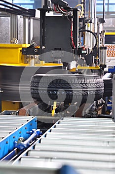 A new tires in the production process