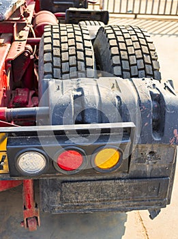 new tires on truck