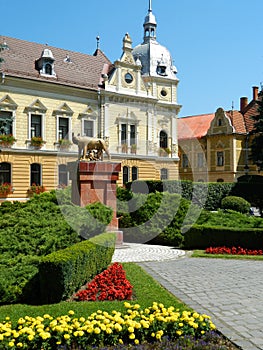 New town hall in Brasov, Romania.