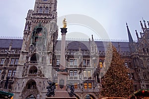 The New Town Hall Christmas market Munich