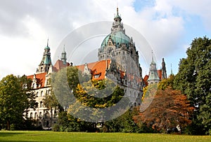 The New Town Hall in Hanover, Germany