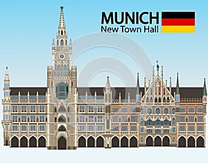 New town hall of Minich