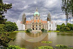 New Town Hall (Neues Rathaus) in Hannover, Germany