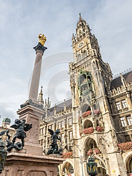 New Town Hall, Neues Rathaus, in Munich, Germany