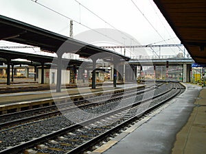 New train in trainstation