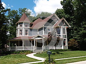 New Two Story Victorian Historical Styled Resident