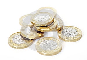 New Type UK Currency Money Pound Coins photo