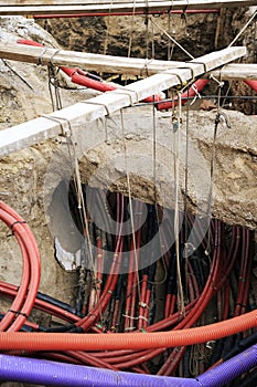 New underground electrical installation