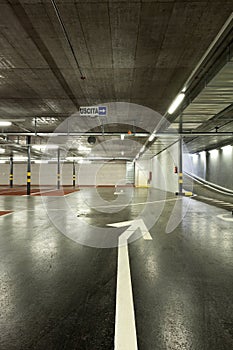 New underground parking