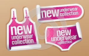 New underwear collection for women stickers.