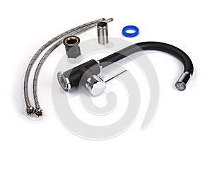 New unmount black water kitchen faucet with accessory