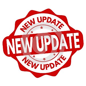 New update sign or stamp