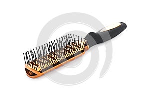 New vented hair brush isolated