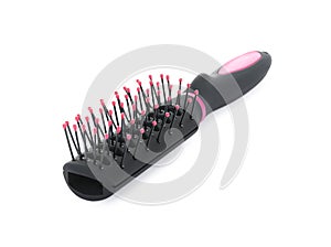 New vented hair brush isolated