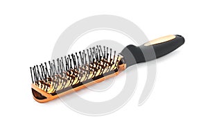 New vented hair brush isolated