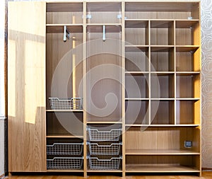 New wardrobe in the course of assemblage