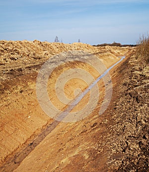 New water catchment canal