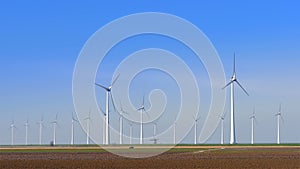 New wind turbines old windmill