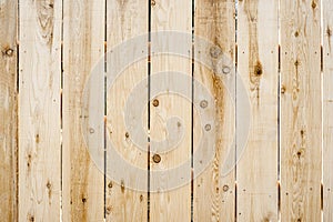 New Wooden Fence Background