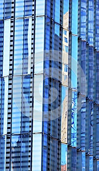 New World Trade Center Abstract Glass Building Skyscraper Reflect