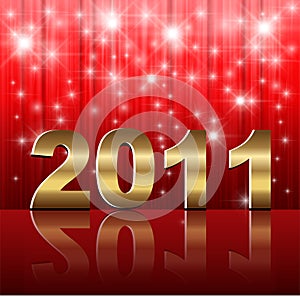 New Year 2011 background