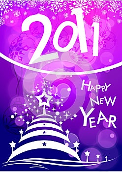 New year 2011 background