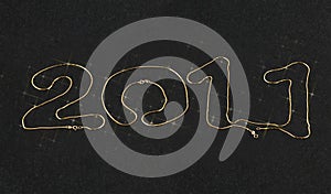 New year 2011 gold chain