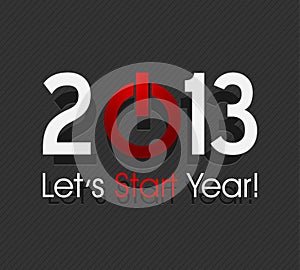 New year 2013 concept