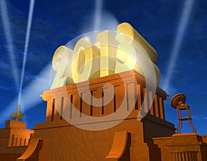 New Year 2013 concept