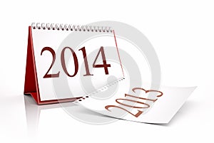 New Year 2014 Calendar