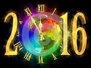 New year 2016 America