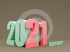 New Year 2021 Creative Design Concept