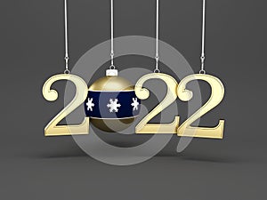 New Year 2022 Creative Design Concept