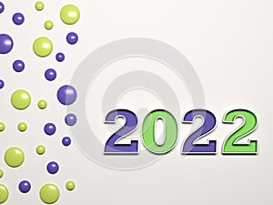 New Year 2022 Creative Design Concept -