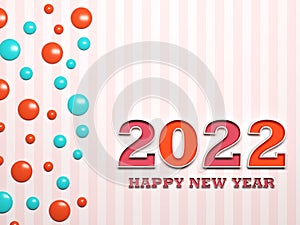 New Year 2022 Creative Design Concept -